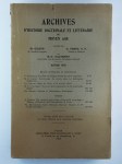 COLLECTIF,Archives d'histoire doctrinale et littéraire du moyen âge. Année 1955.