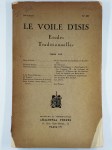 CHACORNAC Paul (sous la dir. de),Le voile d'Isis. Etudes traditionnelles. 40e année. N° 183. Mars 1935.