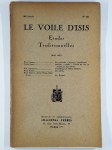 CHACORNAC Paul (sous la dir. de),Le voile d'Isis. Etudes traditionnelles. 40e année. N° 185. Mai 1935.