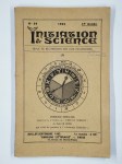 COLLECTIF,Initiation et science. Revue de recherches des lois inconnues. n°54. 17e année. Juillet-août-septembre1962.