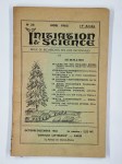 COLLECTIF,Initiation et science. Revue de recherches des lois inconnues. n°55. 17e année. Octobre-novembre-décembre1962.