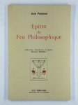 PONTANUS Jean,Epître du feu philosophique